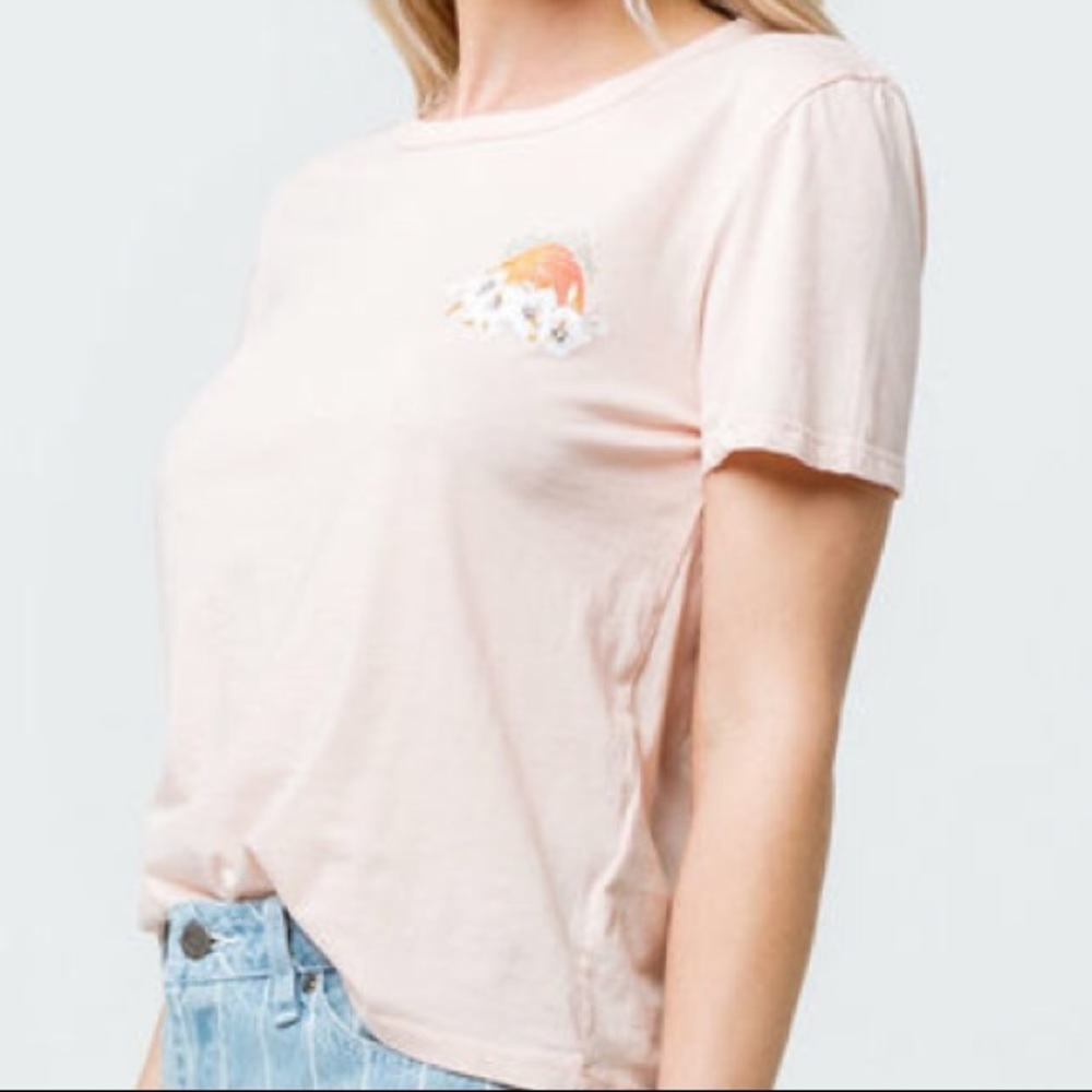 Pink Volcom Stone T-shirt